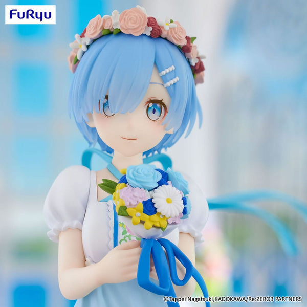 Re:ZERO - Rem: Bridesmaid Ver. - Trio-Try-iT PVC Statue (21 cm)