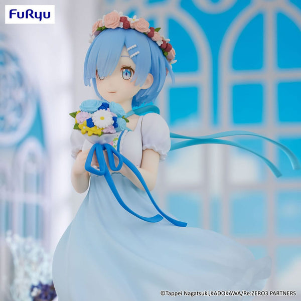 Re:ZERO - Rem: Bridesmaid Ver. - Trio-Try-iT PVC Statue (21 cm)