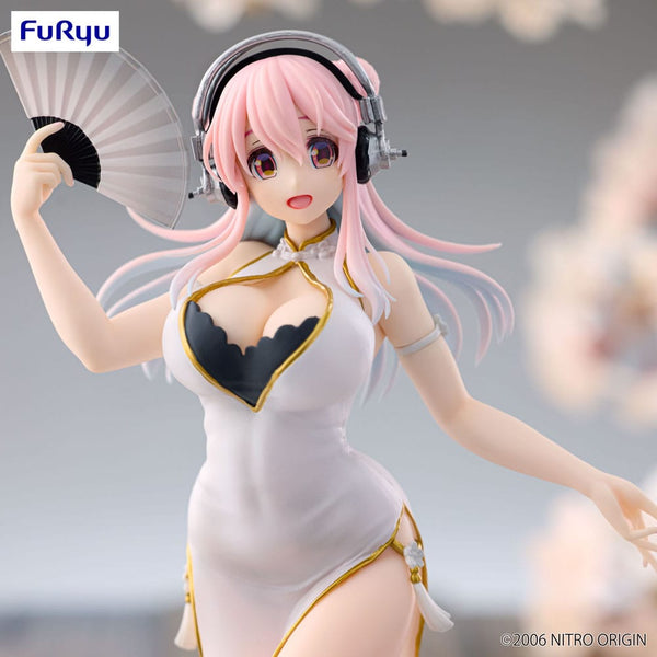 Super Sonico: White China Dress Ver. - Trio-Try-iT PVC Statue (21 cm)