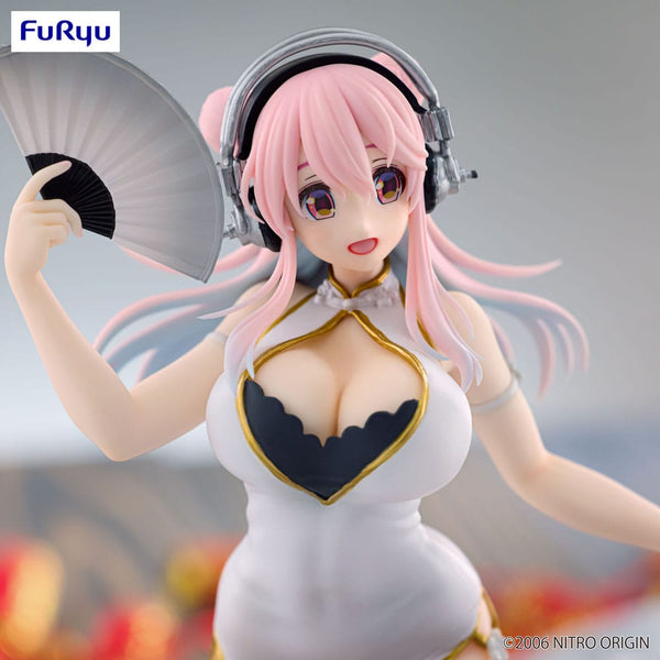Super Sonico: White China Dress Ver. - Trio-Try-iT PVC Statue (21 cm)