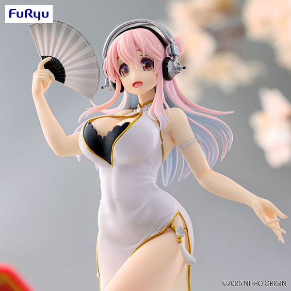 Super Sonico: White China Dress Ver. - Trio-Try-iT PVC Statue (21 cm)