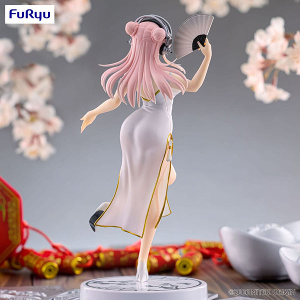 Super Sonico: White China Dress Ver. - Trio-Try-iT PVC Statue (21 cm)