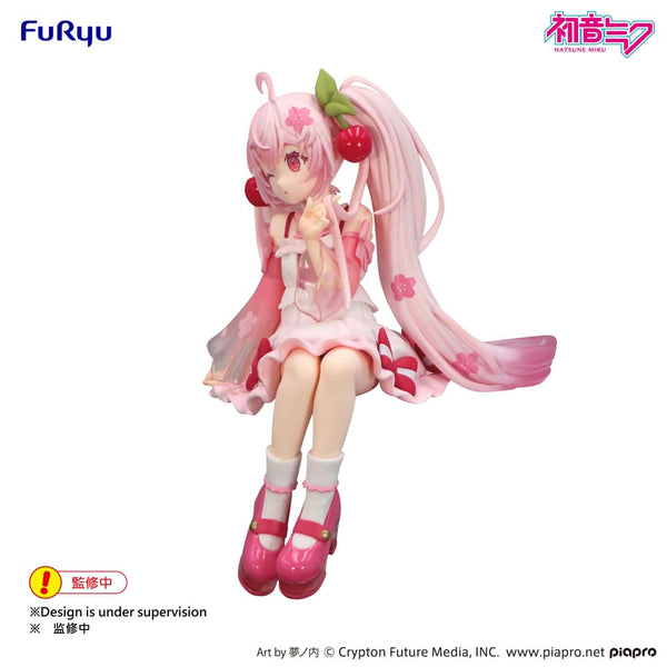 Hatsune Miku - Sakura Miku: 2025 Wink Ver. - Nudelstopper PVC Statue (14 cm)