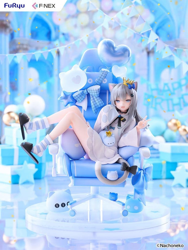 Virtual YouTuber F:NEX - Nachoneko: Birthday Ver. - PVC Figure 1/7 (24 cm)