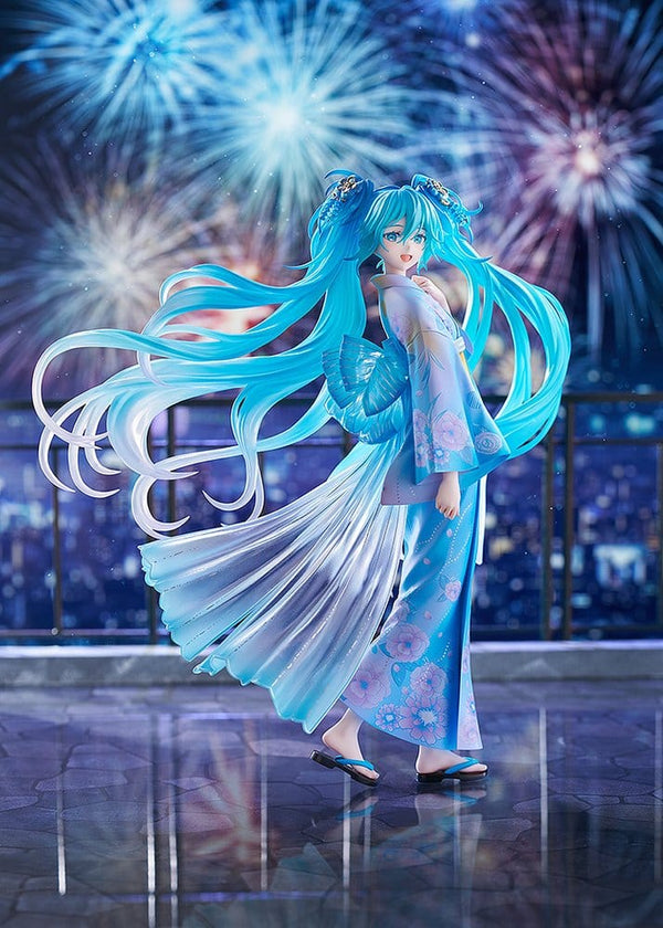 Vocaloid - Hatsune Miku: Music & Fire Works Ver. - PVC Figur 1/7 (23 cm)