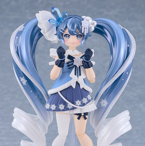 Vocaloid - Hatsune Miku: Snow Miku Crystal Snow Ver. - Figma Action Figur (13 cm)