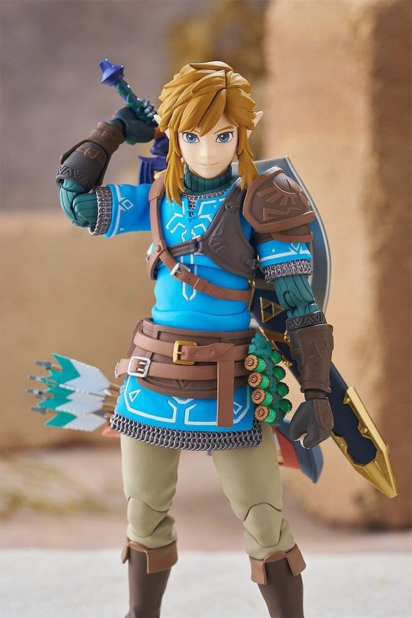 The Legend of Zelda: Tears of the Kingdom - Link: Tears of the Kingdom Ver. DX Edition - Figma Action Figur (15 cm)