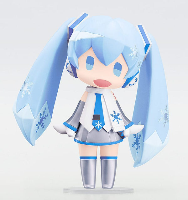 Vocaloid - Snow Miku - HELLO! GOOD SMILE Action figur (10 cm)