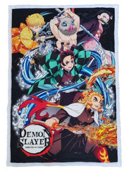 Demon Slayer: Kimetsu no Yaiba - Fleecetæppe (100 x 150 cm)