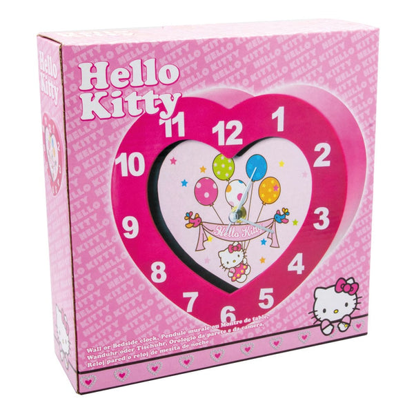 Sanrio - Hello Kitty: Heart Shaped Ver. - Vægur (24 cm)