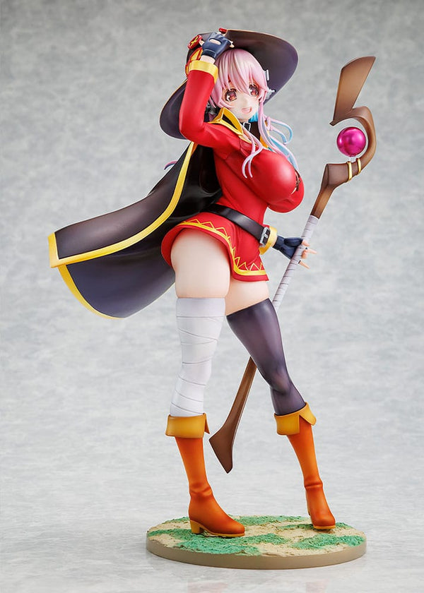 Super Sonico x KonoSuba - Super Sonico: Megumin Collaboration Ver. - PVC Statue 1/7 (25 cm)