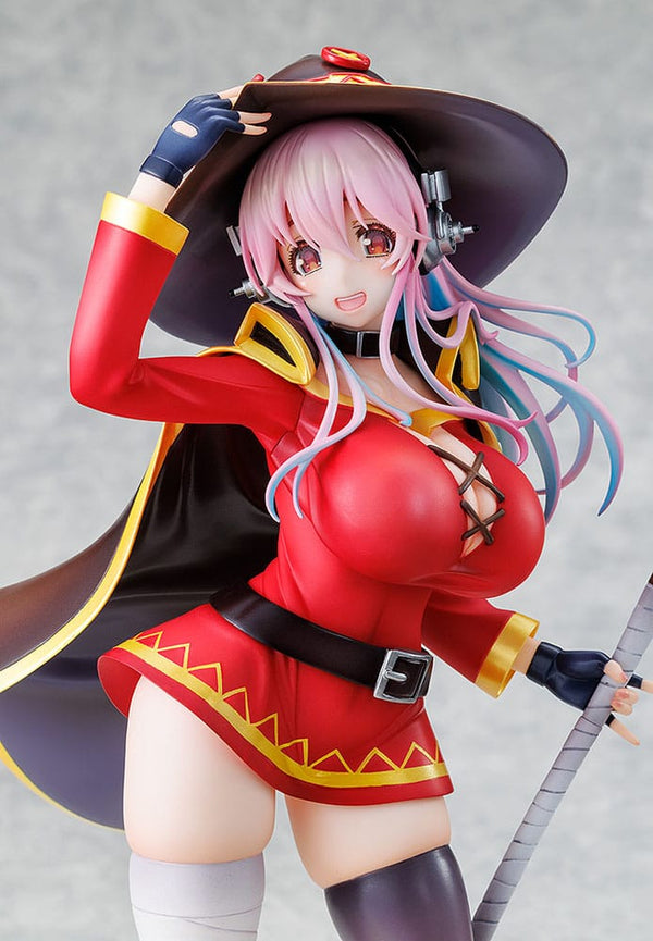 Super Sonico x KonoSuba - Super Sonico: Megumin Collaboration Ver. - PVC Statue 1/7 (25 cm)