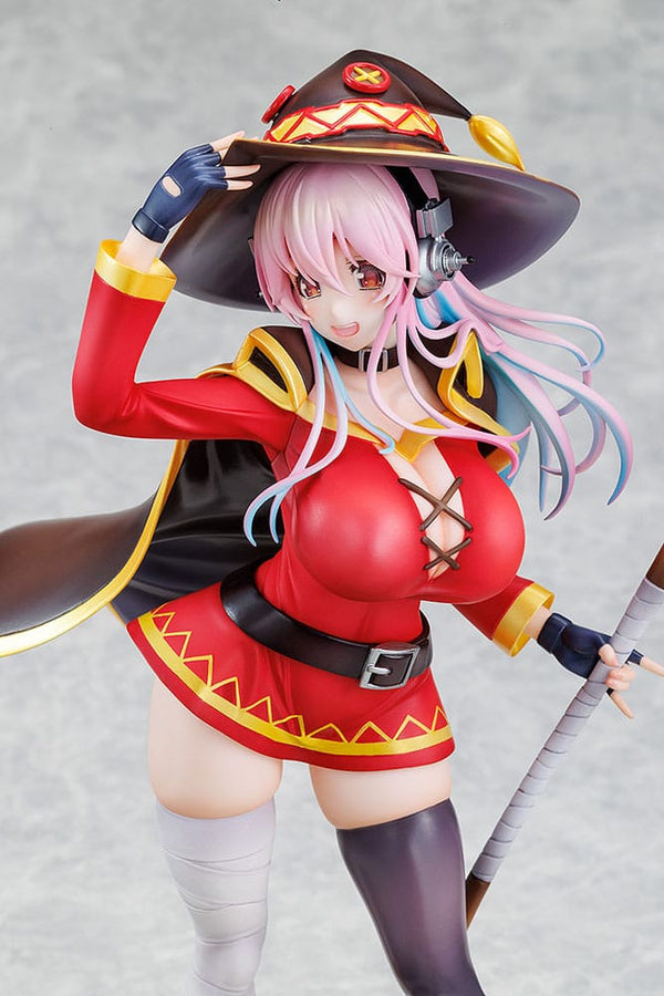 Super Sonico x KonoSuba - Super Sonico: Megumin Collaboration Ver. - PVC Statue 1/7 (25 cm)