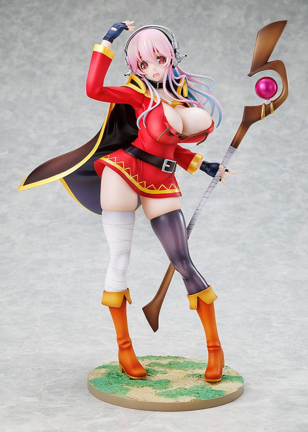 Super Sonico x KonoSuba - Super Sonico: Megumin Collaboration Ver. - PVC Statue 1/7 (25 cm)