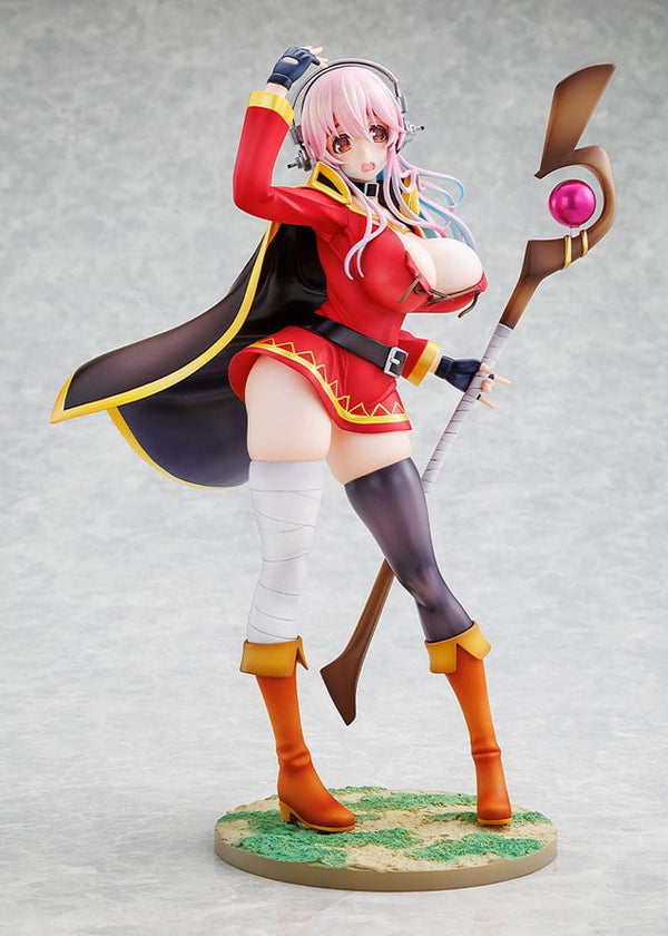 Super Sonico x KonoSuba - Super Sonico: Megumin Collaboration Ver. - PVC Statue 1/7 (25 cm)