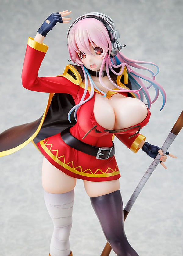 Super Sonico x KonoSuba - Super Sonico: Megumin Collaboration Ver. - PVC Statue 1/7 (25 cm)