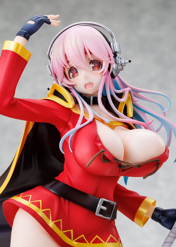 Super Sonico x KonoSuba - Super Sonico: Megumin Collaboration Ver. - PVC Statue 1/7 (25 cm)