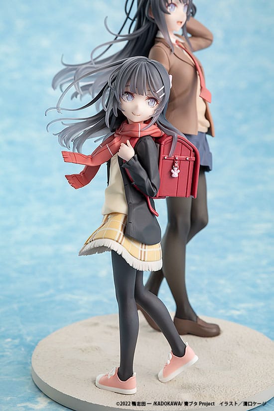 Rascal Does Not Dream of a Knapsack Kid - Mai Sakurajima: High School Graduation Ver. & Knapsack Kid - PVC Statue (19 cm)