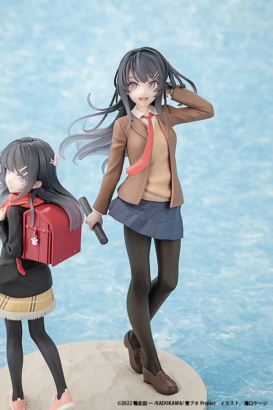 Rascal Does Not Dream of a Knapsack Kid - Mai Sakurajima: High School Graduation Ver. & Knapsack Kid - PVC Statue (19 cm)