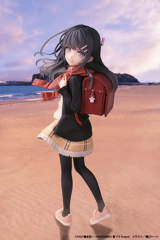 Rascal Does Not Dream of a Knapsack Kid - Mai Sakurajima: High School Graduation Ver. & Knapsack Kid - PVC Statue (19 cm)