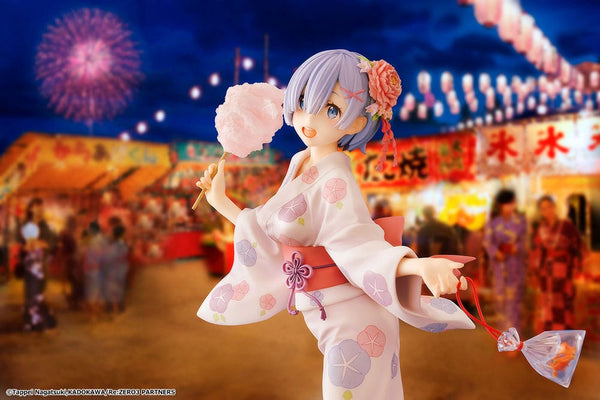 Re:ZERO -Starting Life in Another World- - Rem: Yukata Ver. Renewal Package Edition - PVC Statue 1/8 (23 cm)