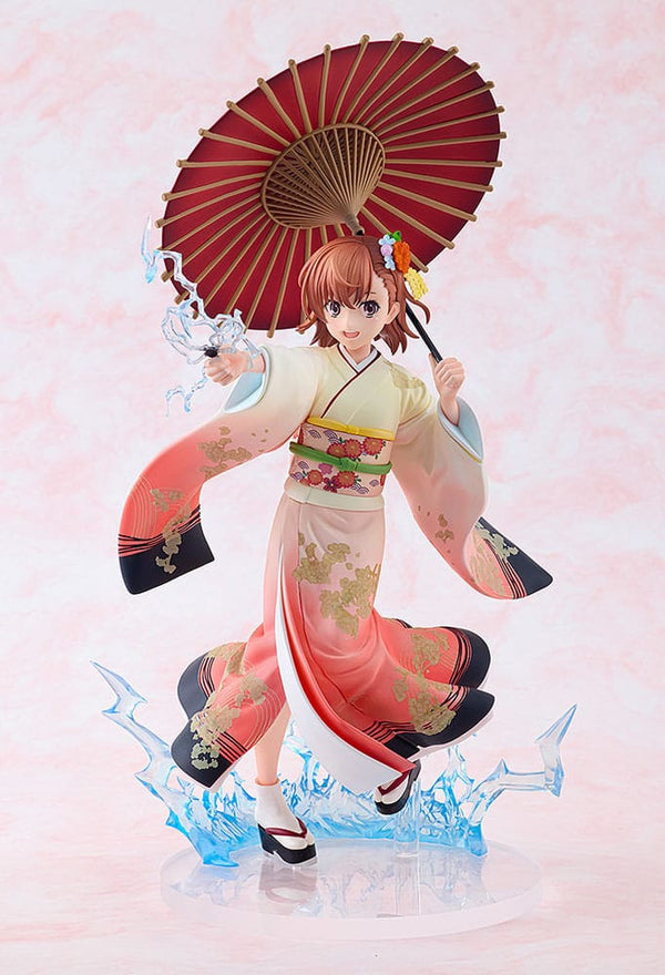 A Certain Scientific Railgun T - Mikoto Misaka: Furisode Kimono Ver. - Statue 1/7 (28 cm)