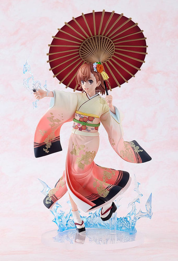 A Certain Scientific Railgun T - Mikoto Misaka: Furisode Kimono Ver. - Statue 1/7 (28 cm)