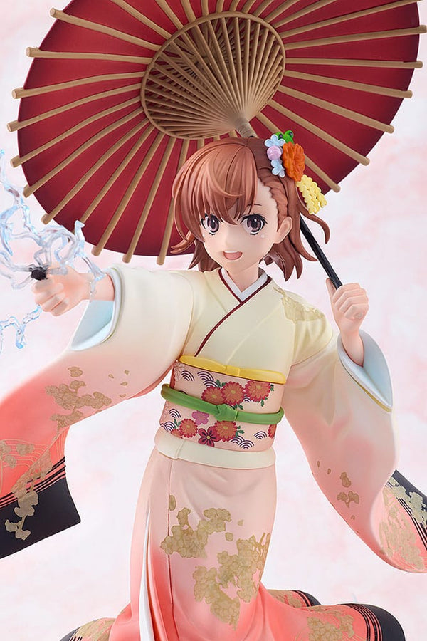 A Certain Scientific Railgun T - Mikoto Misaka: Furisode Kimono Ver. - Statue 1/7 (28 cm)