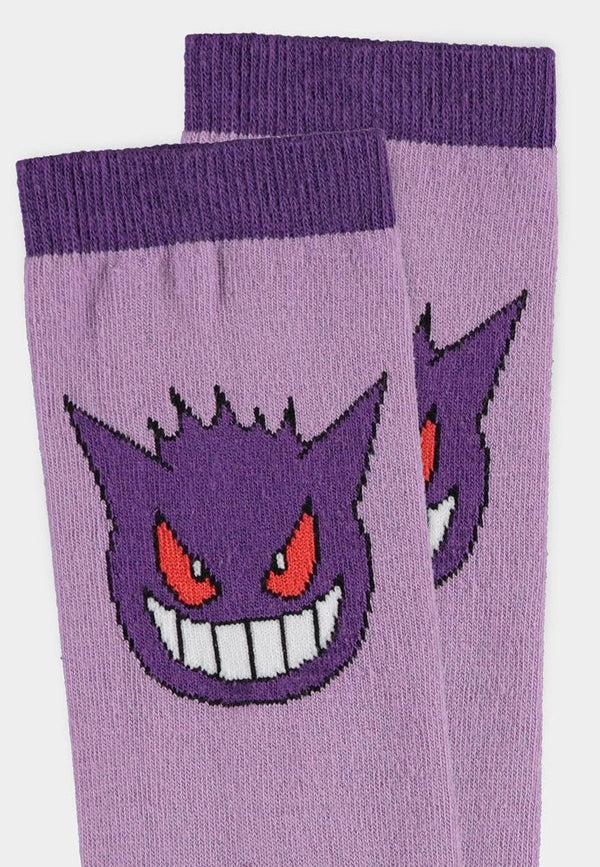 Pokemon - Gengar: knæ højde - Sokker (Str. 35-38)