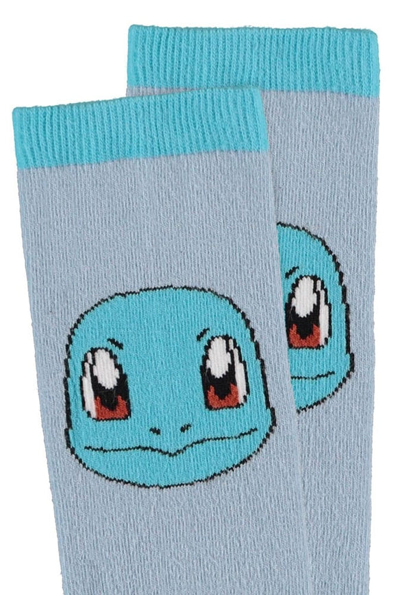 Pokemon - Squirtle: knæ højde - Sokker (Str. 35-38)