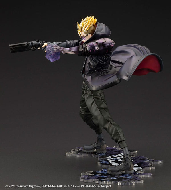 Trigun Stampede - Vash the Stampede: The Gunman in Black Ver. - ARTFXJ Statue 1/8 (22 cm)