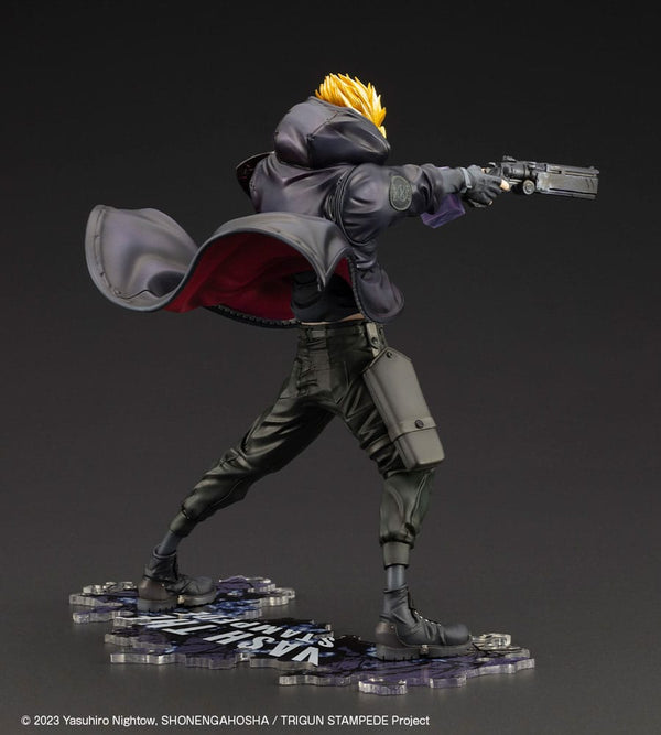 Trigun Stampede - Vash the Stampede: The Gunman in Black Ver. - ARTFXJ Statue 1/8 (22 cm)