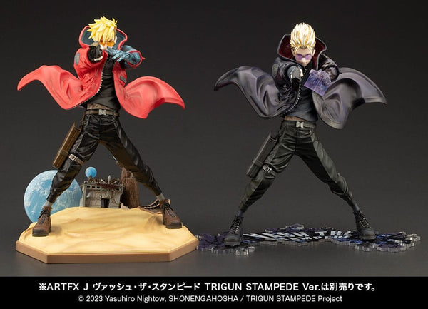 Trigun Stampede - Vash the Stampede: The Gunman in Black Ver. - ARTFXJ Statue 1/8 (22 cm)