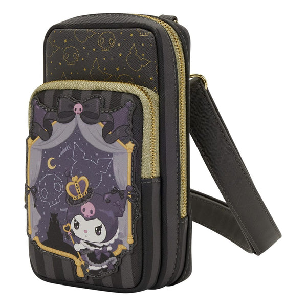 Sanrio by Loungefly - Kuromi: 20th Anniversary Ver. - Crossbody Taske med Møntpung til Mobil (18 x 18 x 16 cm)
