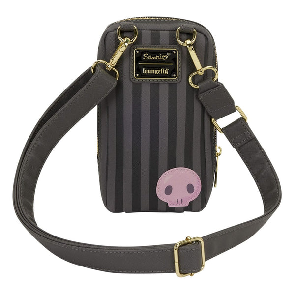 Sanrio by Loungefly - Kuromi: 20th Anniversary Ver. - Crossbody Taske med Møntpung til Mobil (18 x 18 x 16 cm)