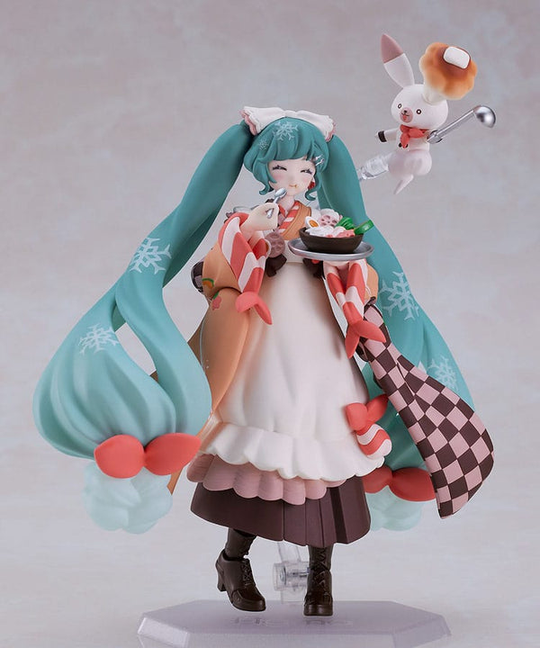 Vocaloid - Hatsune Miku: Snow Miku Winter Delicacy Ver. - Figma Action Figur (14 cm)
