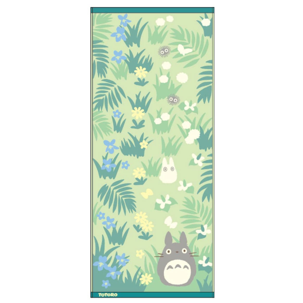 Min Nabo Totoro - Totoro & sommerfugler 34 x 80 cm - håndklæde (Forudbestilling)