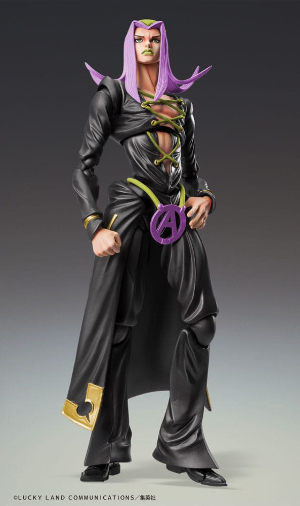 JoJo's Bizarre Adventure - Leone Abbacchio: Black Ver. - Super Action Figur (16 cm)