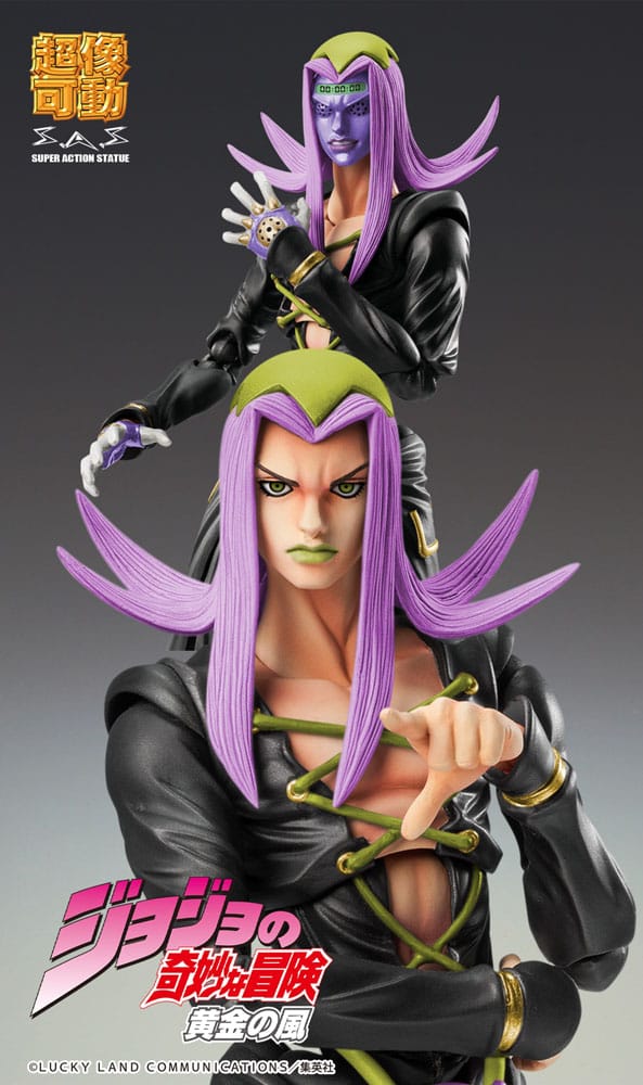 JoJo's Bizarre Adventure - Leone Abbacchio: Black Ver. - Super Action Figur (16 cm)