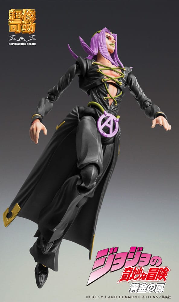 JoJo's Bizarre Adventure - Leone Abbacchio: Black Ver. - Super Action Figur (16 cm)