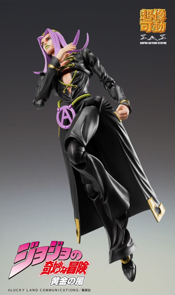 JoJo's Bizarre Adventure - Leone Abbacchio: Black Ver. - Super Action Figur (16 cm)