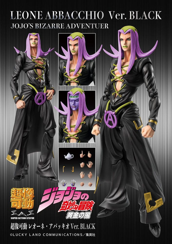 JoJo's Bizarre Adventure - Leone Abbacchio: Black Ver. - Super Action Figur (16 cm)