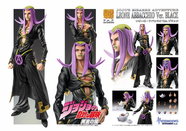 JoJo's Bizarre Adventure - Leone Abbacchio: Black Ver. - Super Action Figur (16 cm)