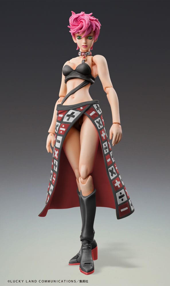 JoJo's Bizarre Adventure - Trish Una: Black Ver. - Super Action Figur (15 cm)