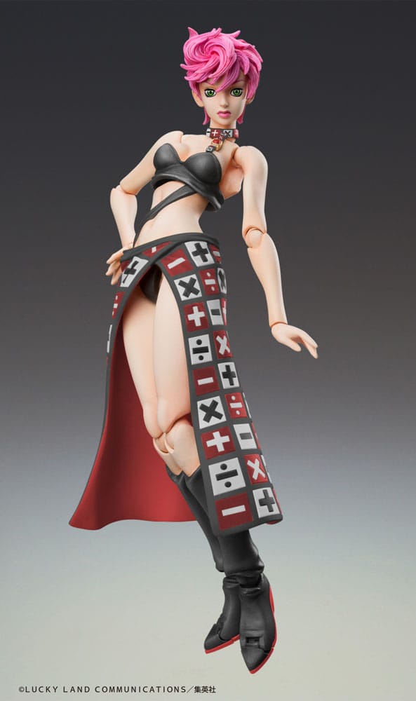 JoJo's Bizarre Adventure - Trish Una: Black Ver. - Super Action Figur (15 cm)