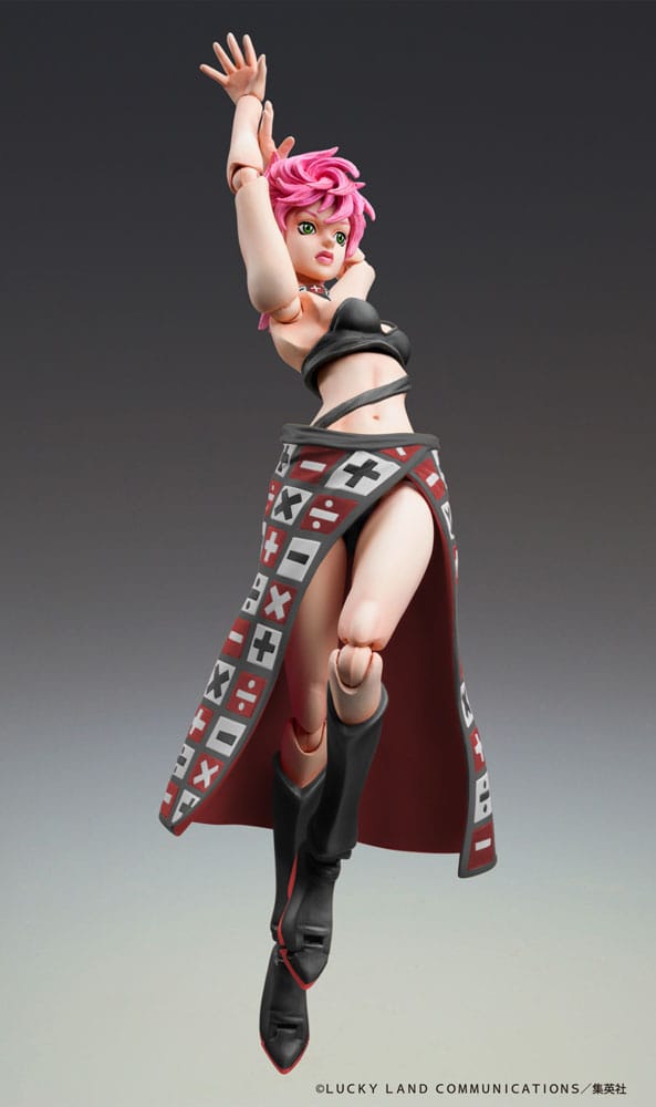JoJo's Bizarre Adventure - Trish Una: Black Ver. - Super Action Figur (15 cm)