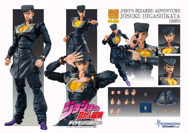 JoJo's Bizarre Adventure - Josuke Higashikata - Super Action Figur (22 cm)