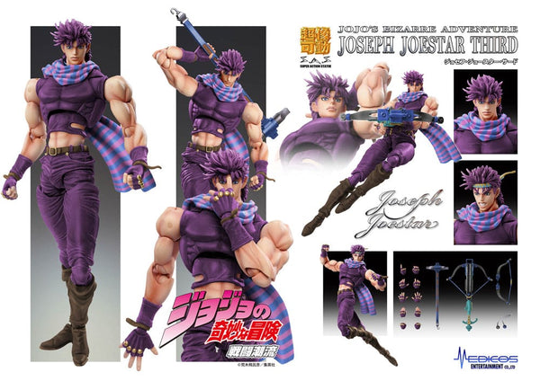 JoJo's Bizarre Adventure - Joseph Joestar: Third Ver. - Action Figur (16 cm)