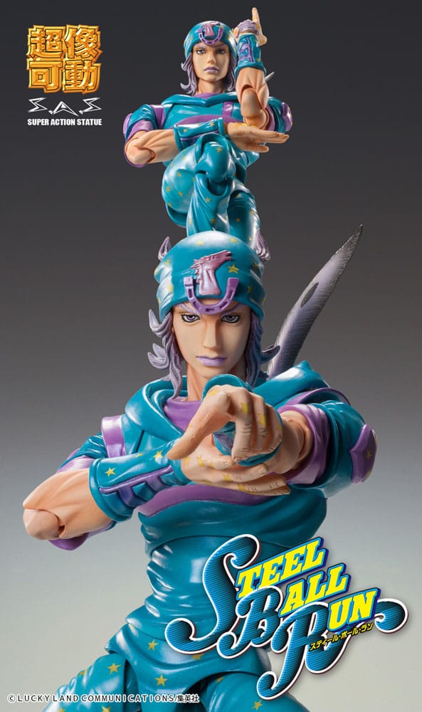 JoJo's Bizarre Adventure - Johnny Joestar: Second Ver. - Super Action Figur (15 cm)