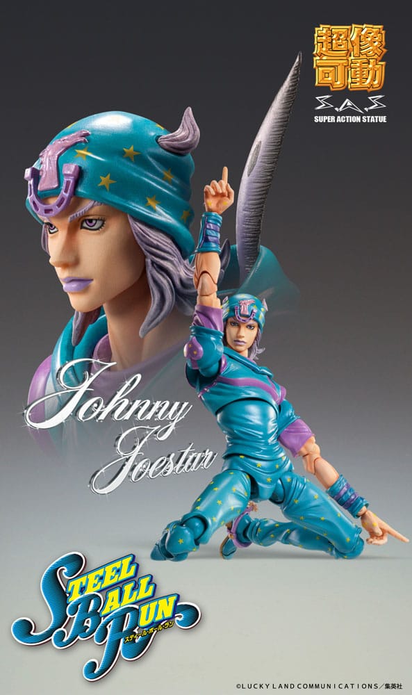JoJo's Bizarre Adventure - Johnny Joestar: Second Ver. - Super Action Figur (15 cm)